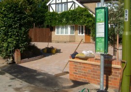 Driveway and Fence in Garston